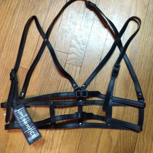 Lip Service Caged Harness. OS. Goth Hot Topic Dolls Kill Kill Star - Picture 4 of 4